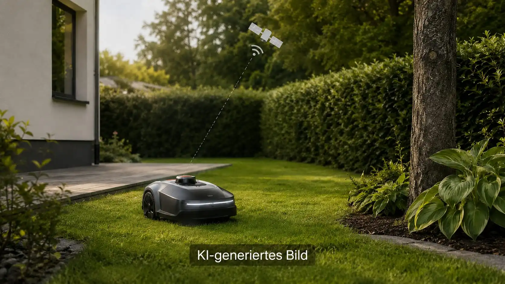 Mähroboter bei schlechtem RTK-Empfang unter Bäumen: Welche Navigation hilft? 1 Mähroboter bei schlechtem RTK-Empfang unter Bäumen: Welche Navigation hilft?