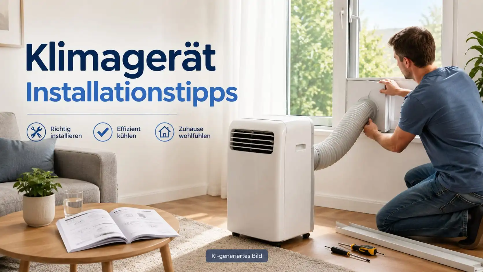 Klimagerät richtig installieren: Abluftschlauch, Fenster & Strom sparen 6 klimagerät-installations-tipps-Artikel-HolsteinShops