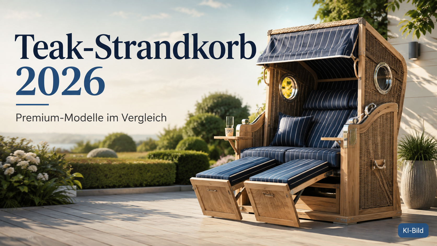 Teak-Strandkorb 2026: Hochwertige Premium-Modelle im Vergleich 6 Teak-Strandkorb 2026 HolsteinShops