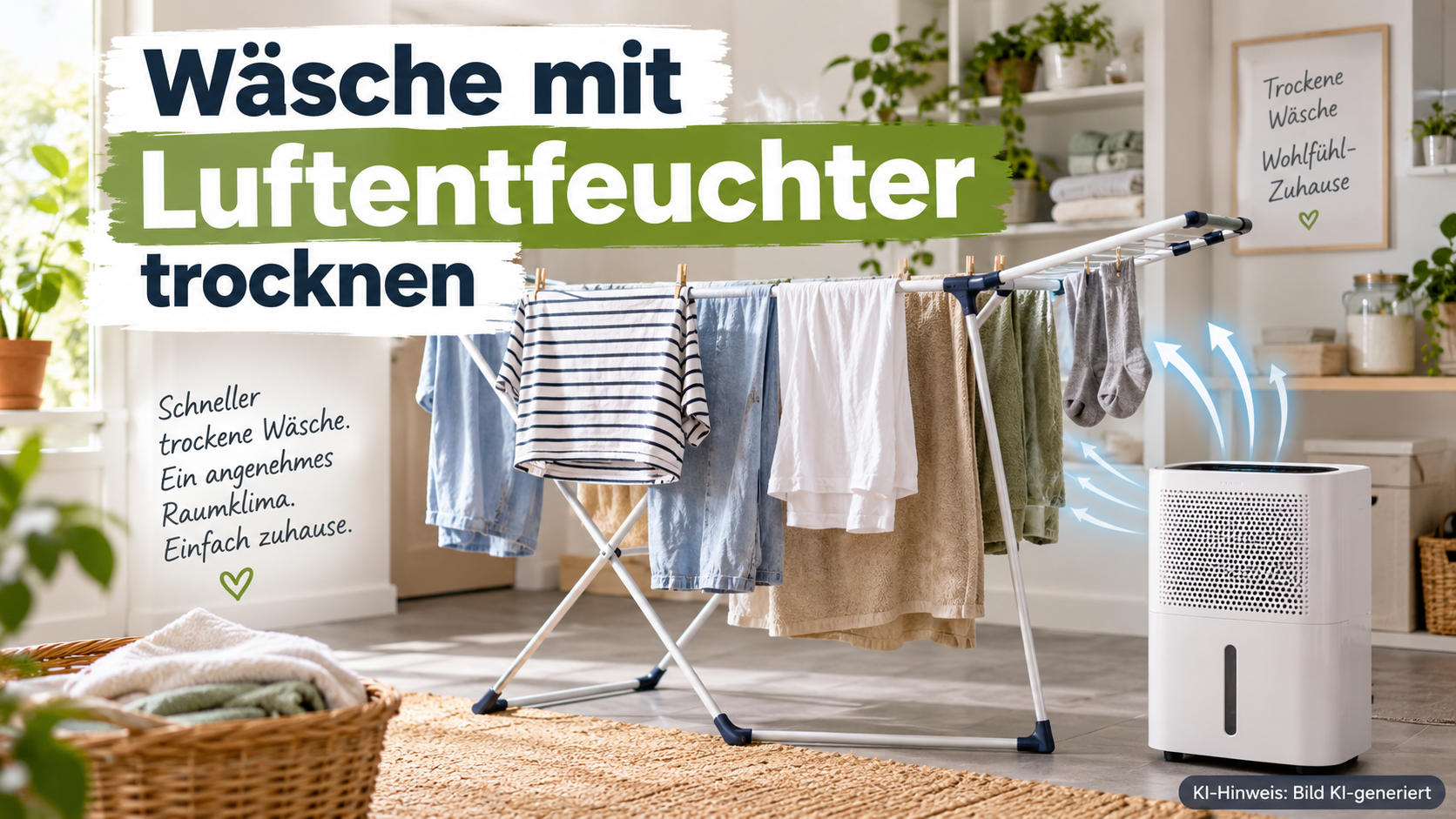 Wäsche mit einem Luftentfeuchter trocknen: sinnvoller Aufbau, Grenzen und Stromkosten 11 Wäsche mit Luftentfeuchter trocknen HolsteinShops.de