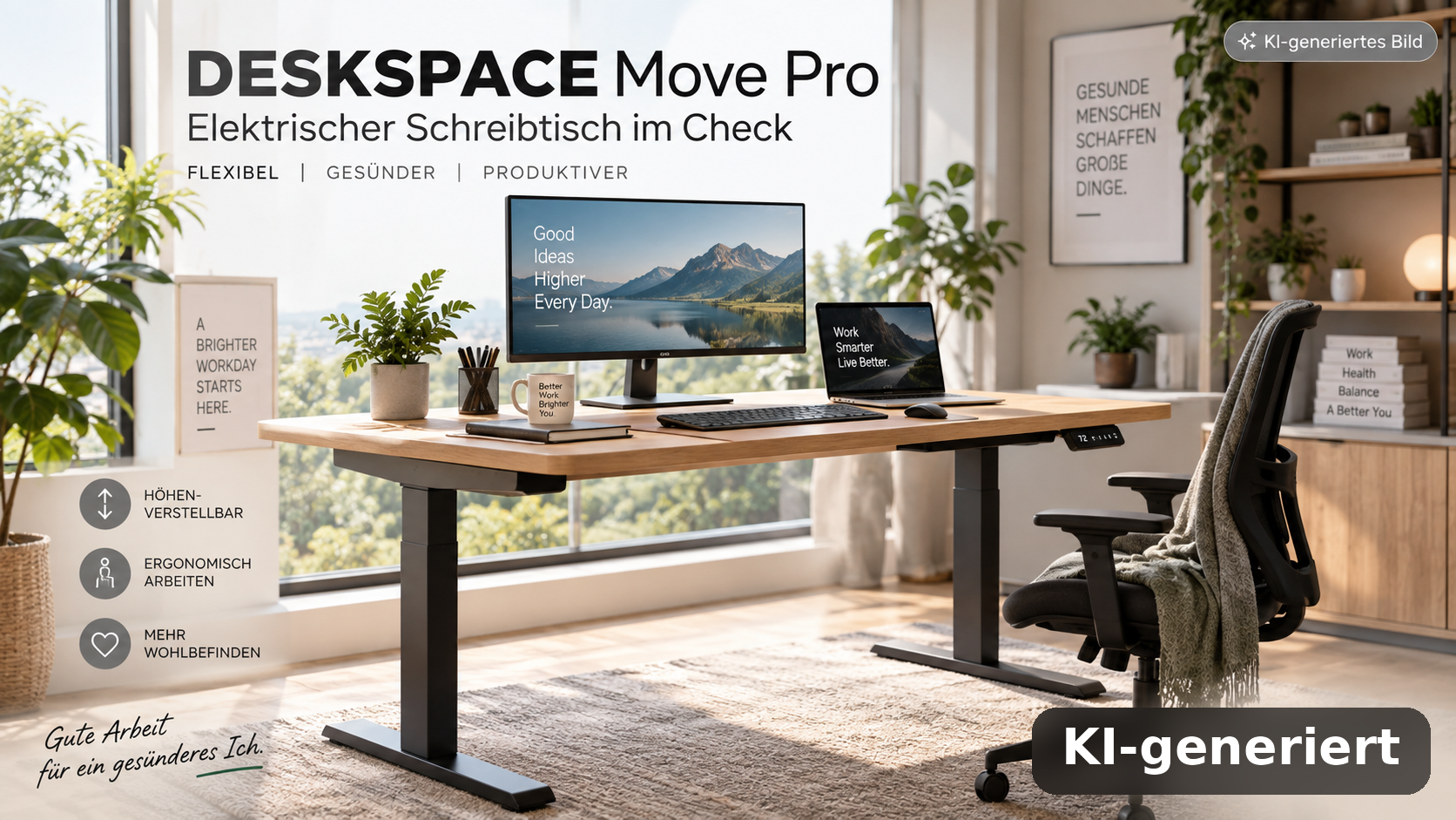 DESKSPACE Move Pro: Für wen passt der Bürostuhl? 31 DESKSPACE Move Pro (KI-generiert)