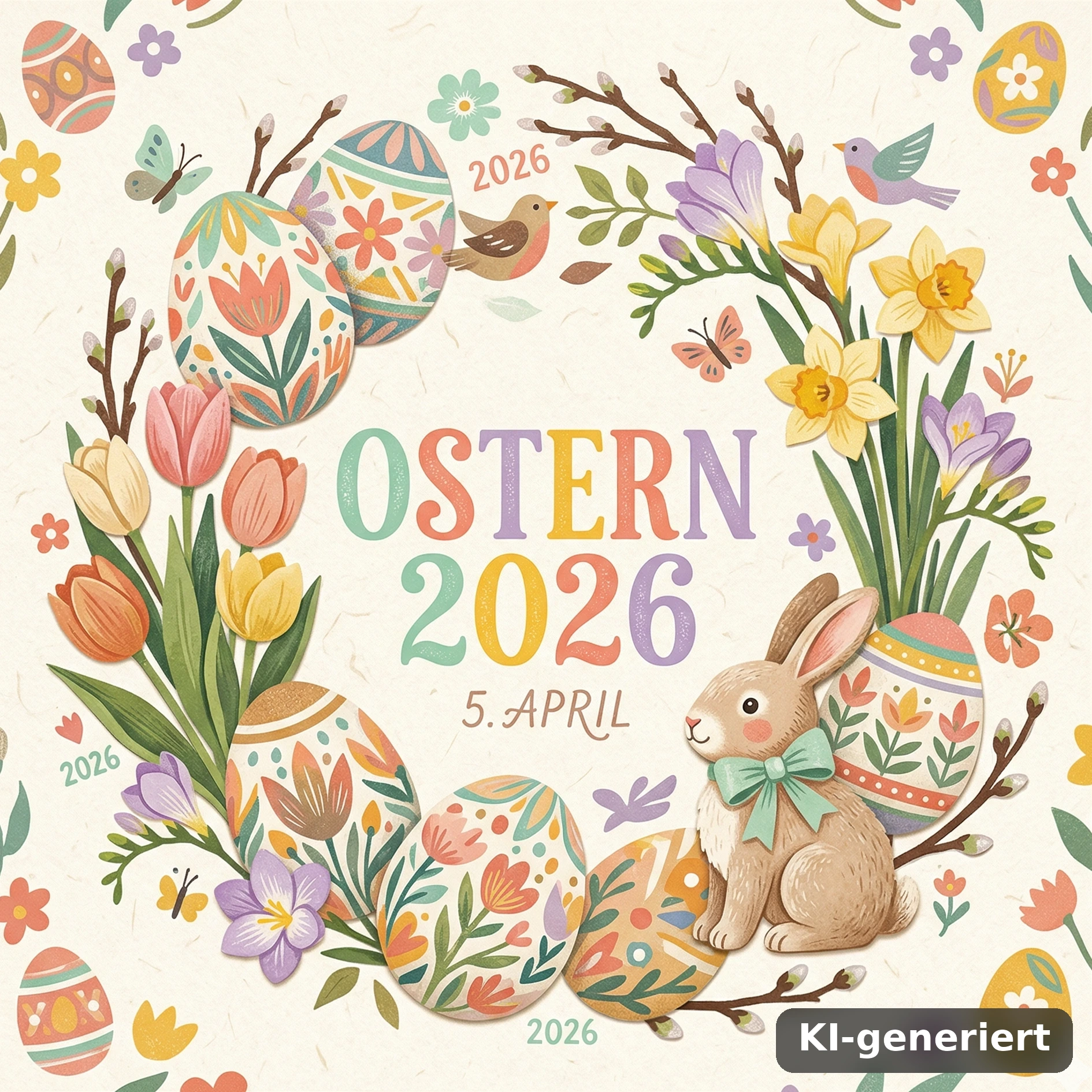 Ostern 2026 (KI-generiert)