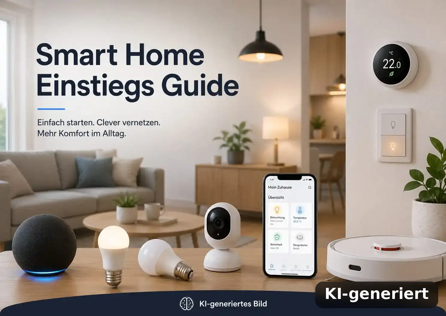 Smart Home Einstiegs Guide 39 Smart Home Einstiegs Guide HolsteinShops.de (KI-generiert)